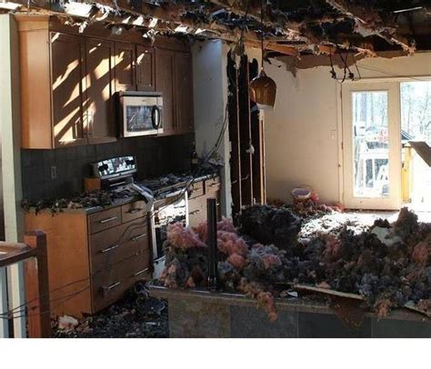 Fire Damage To New Kitchen Full Service Restoration Servpro Of