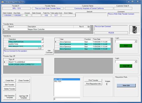 Manufacturing Job Traveler Template Excel Tutoreorg Master Of