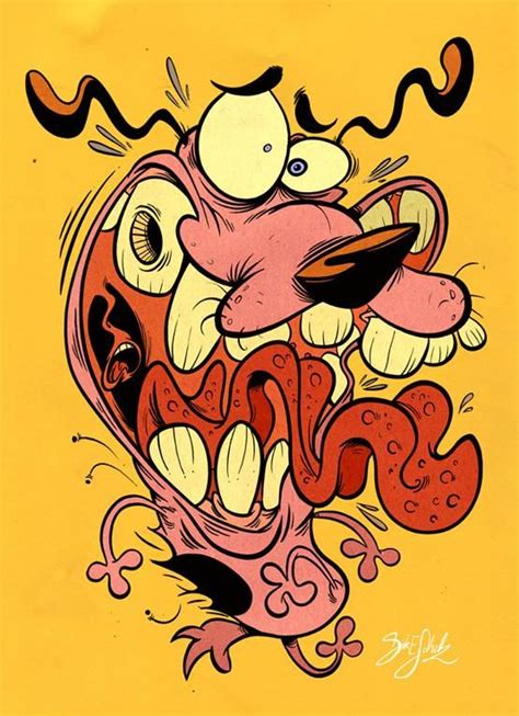Courage The Cowardly Dog By Themrock On Deviantart Courage The