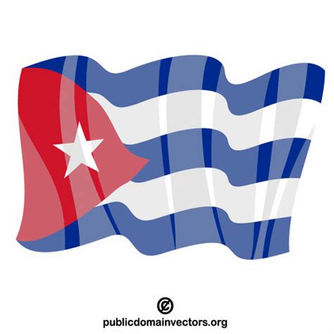 Flag Of Cuba Vector Graphics Public Domain Vectors