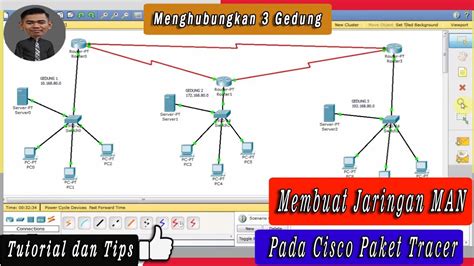 Tutorial Membuat Topologi Dalam Gedung Cisco Packet Tracer Youtube