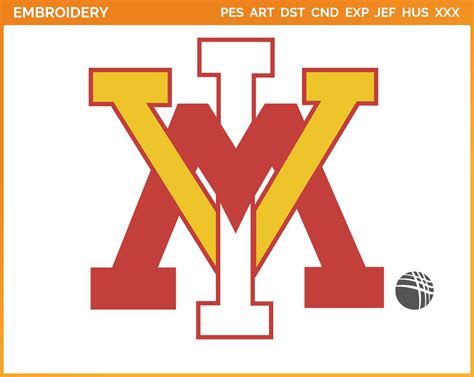 Vmi Keydets Secondary Logo 1985 College Sports Embroidery Logo In