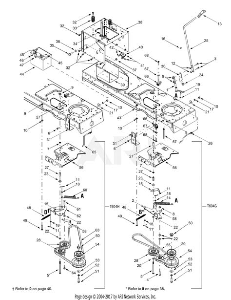 Mtd 13bt604g452 2003 Parts Diagram For Pto Battery Frame