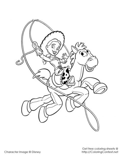 Potato head and colouring pages. Jessie Toy Story Pictures - Coloring Home