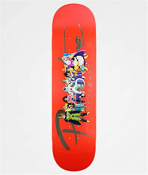 Primitive skateboarding dragon ball z goku team wheels 52 mm dbz set of 4. Primitive x Dragon Ball Z Nuevo Villains 8.25" Skateboard ...