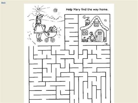 Maze Worksheet For 2nd Grade Lesson Planet