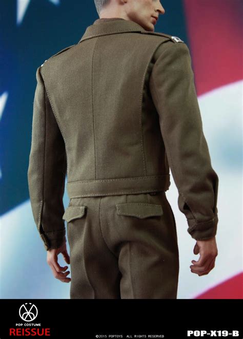 New Product Poptoys 1 6 Series X19 World War Ii Golden Age Us Army Uniform Uniform Set B