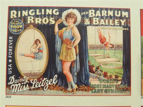 Vintage Circus Posters Usps Forever Stamps It Has Grown On Me