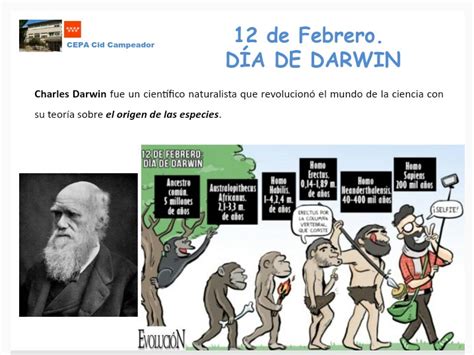 Estudiando En El Cepa Cid Campeador 12 Febrero Día De Darwin