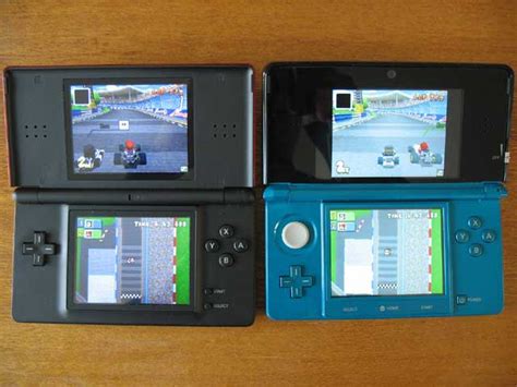 Handheld Addict Comparing 3ds And Ds Lite Playing The Same Game