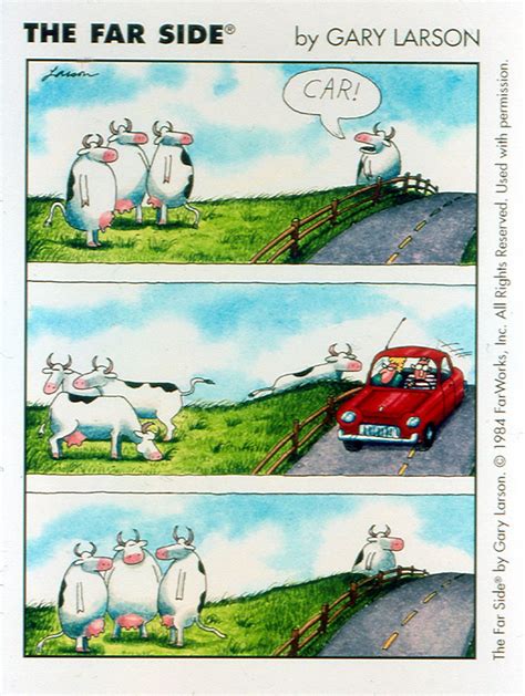 Gary Larsons 10 Funniest Far Side Comics About Cows
