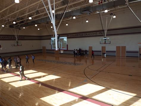 Collierville High School Auxiliary Gym 2 Sports Floors Inc