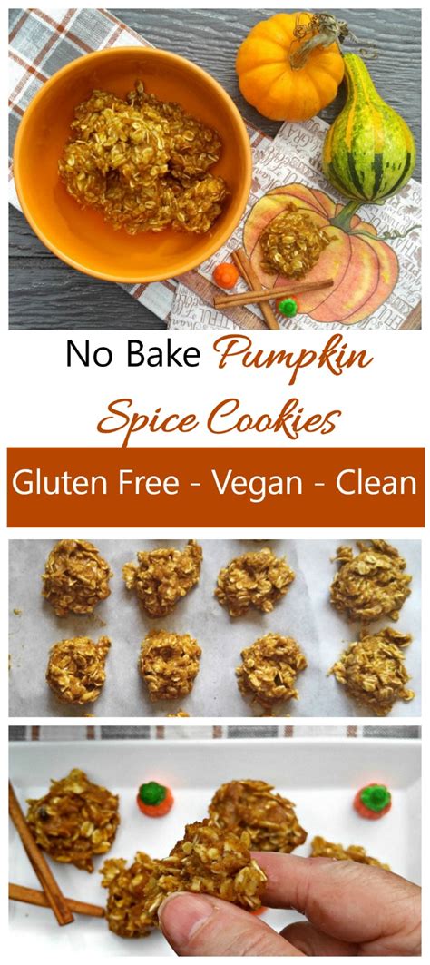 Pumpkin Spice Cookies No Bake Gluten Free Pumpkin Cookies