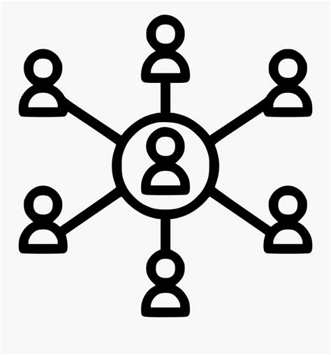 People Connection Svg Png Icon Free Download Hub And Spoke Icon
