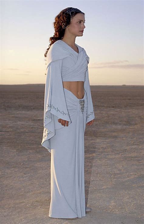 The Padme Amidala White Dress Costume For Womens This Classic Dress Is
