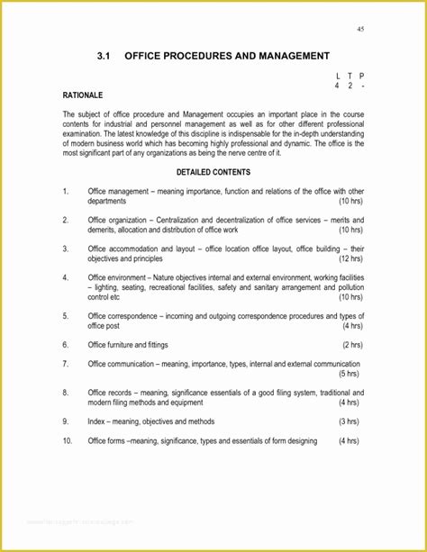 Accounting Manual Template Free Download Of Accounting Sop Template
