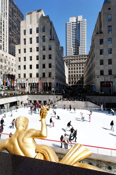 The Rockefeller Center Ice Skating Rink 601 5th Avenue New York