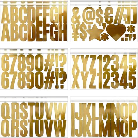 500 Pieces 30 Sheets Letter Stickers 25 Inch Alphabet Letter Stickers