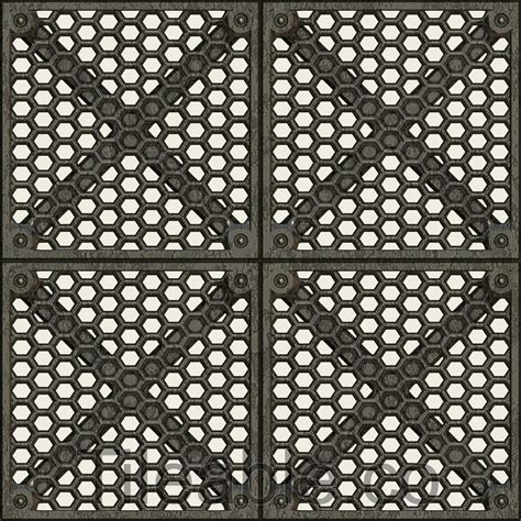 Metal floor grate - design 2 - Awsome texture with all 3d modelling ...