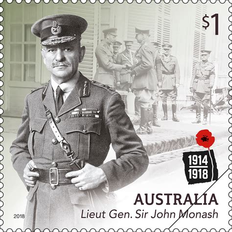 Centenary Of Wwi 1918 Australia Post
