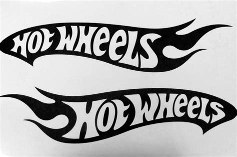 Hot Wheels Bumper Sticker Wall Decor Large Vinyl Decal 13 X 6