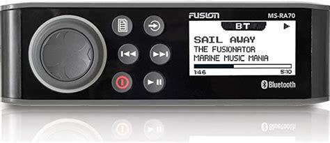 Fusion Ra70 Series Ms Ra70 Marine Stereo With Bluetooth Marine Stereos