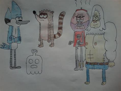 Characters From Regular Show Main 1 By Angelocn On