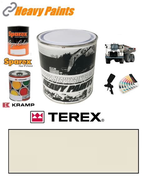 Terex Dump Truck Adt Off White Enamel Paint 1 Litre Tin