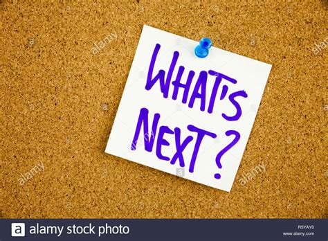 Whats Next Stock Photos & Whats Next Stock Images - Alamy