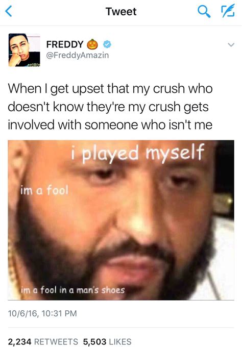 Pin By A On Twitter Crush Memes Funny Crush Memes Relatable