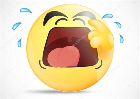 Emoticon Crying Out Loud — Stock Vector © Bejotrus 35227183