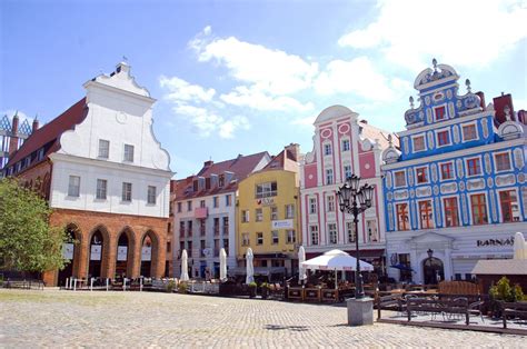 It is the oldest historical district in the city. Stare Miasto Szczecin - Heumarkt Stettin - Staedte-fotos.de