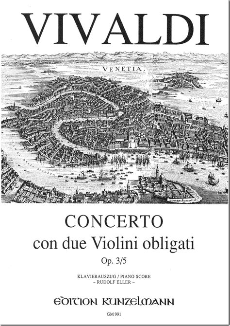 vivaldi concerto for 2 violins in a major rv 519 op 3 no 5 ficks music
