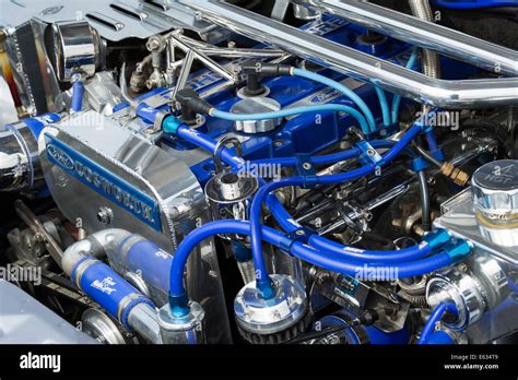 Ford Cosworth Engine Stock Photo Alamy