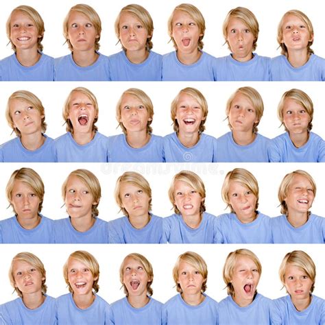 Multi Facial Expressions Stock Photo Image Of Child Acting 5765730