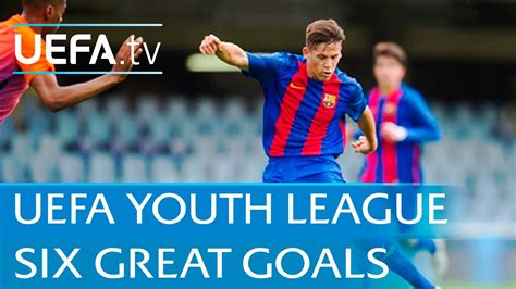 Uefa Youth League Highlights Watch Six Of The Best Goals So Far Youtube