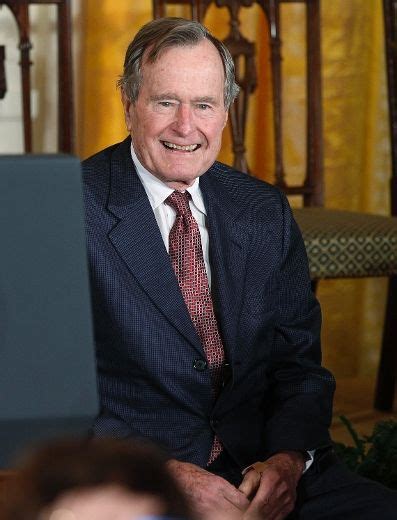 Former President George Hw Bush 91 Falls Breaks Bone In Neck