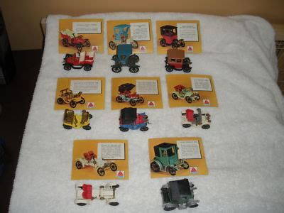 CITGO ANTIQUE PLASTIC TOY CARS FRANCE 1895-1906 W/ CARD -- Antique