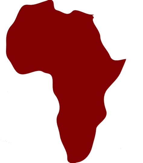 Blank Map Africa Clipart Best