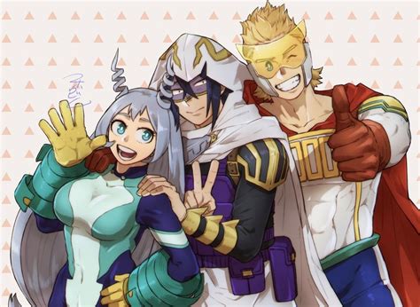 Hadou Nejire Togata Mirio And Amajiki Tamaki Boku No Hero Academia