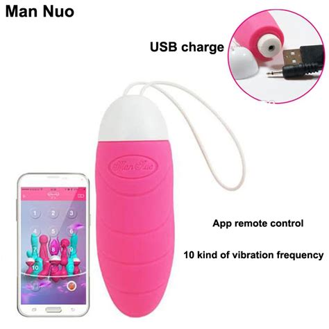 Man Nuo App Huevo Vibrador 10 Speeds Vibrators For Women Clitoris Stimulator G Spot Bullet