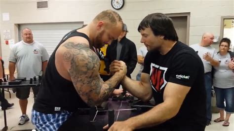 Hafthor The Mountain Bjornsson Is Humbled By Arm Wrestling Champ