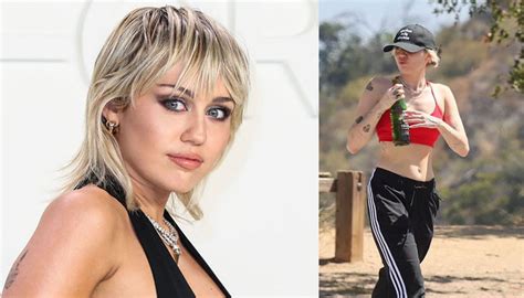 Miley Cyrus Sends Temperature Soaring While Hiking In Hollywood Pics