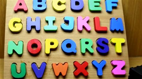 Wooden Puzzle Abc Learn Abc Song Learn Color Learn English