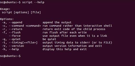 Script Command In Linux With Examples Geeksforgeeks