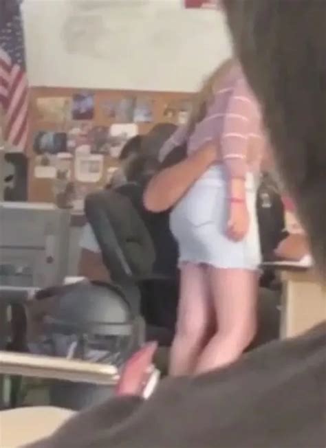 Teacher Suspended After Video Shows Him Running Hand Down Student S Back In Class Mirror Online