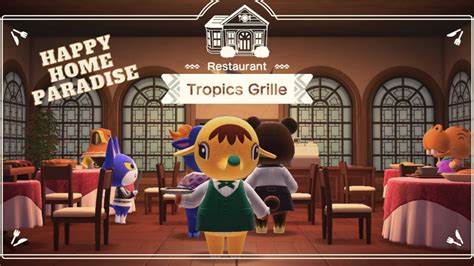 Designing The Restaurant Animal Crossing Happy Home Paradise Youtube
