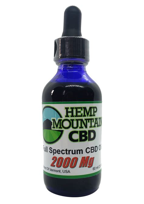 2000mg Full Spectrum Cbd Oil Hemp Mountain Cbd