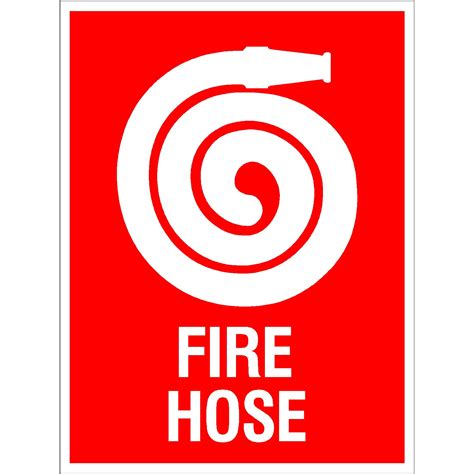 Fire Hose Reel Safety Signs