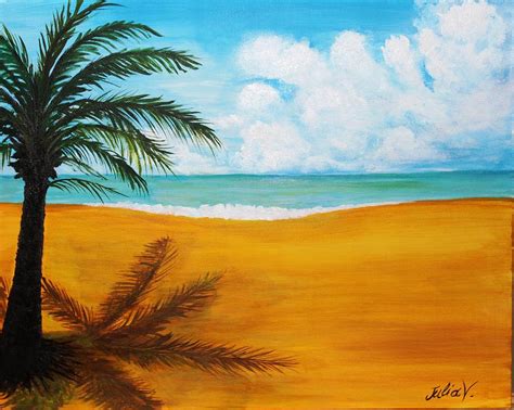 Sunny Day Original Oil Painting Modern Landscape Painting By Julia